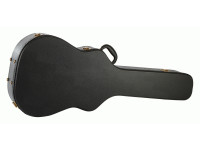Ashton APCW - Estuche rígido para guitarra acústica de estilo occidental APCW, Estuches moldeados rígidos que brindan alta protección al instrumento, Compartimento interior para accesorios y pies de apoyo para e...