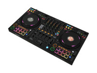 Pioneer DJ  DDJ-FLX10 Controlador de DJ Pro de 4 Canais B-Stock - Controlador de rendimiento de DJ 4 canales para múltiples aplicaciones de DJ (negro), Controlador de DJ profesional compatible con software rekordbox y Serato DJ (se vende por separado), Cua...