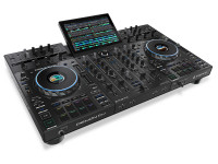 Denon DJ  PRIME 4+ - Controlador de DJ independiente y de 4 decks para pinchar sin computadora, Pantalla multitáctil HD de 10,1 pulgadas, Transmisión de música Wi-Fi para acceder a millones de pistas de Amazon Music Un...