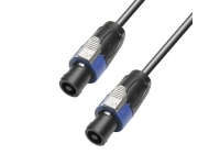 Adam hall K4 S215 SS 0100 - Cable de altavoz 2 x 1,5 mm² Altavoz de conector de altavoz estándar de 2 pines a conector de altavoz estándar de 2 pines 1 m, 