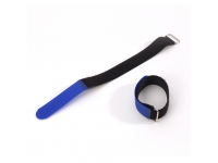 Adam hall VR 1616 BLU - Tipo de producto Sujetacables, material de velcro, De color negro, Brida Sí, color azul de la brida, Ancho 16mm, 