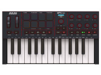 AKAI Professional MPK Mini IV Black - 25 mini teclas sensibles a la velocidad, Selector de octava (rango de 10 octavas), Ruedas de tono y modulación, Pantalla a color con retroalimentación DAW bidireccional, 8 pads RGB sensibles a la p... AKAI Professional MPK Mini IV Black - 25 mini teclas sensibles a la velocidad, Selector de octava (rango de 10 octavas), Ruedas de tono y modulación, Pantalla a color con retroalimentación DAW bidireccional, 8 pads RGB sensibles a la p...