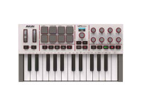 Akai Professional MPK Mini IV Gray - 25 miniteclas sensibles a la velocidad, Selector de octava con un rango de 10 octavas., Ruedas de tono y modulación, Pantalla a color con retroalimentación bidireccional de la estación de trabajo d... Akai Professional MPK Mini IV Gray - 25 miniteclas sensibles a la velocidad, Selector de octava con un rango de 10 octavas., Ruedas de tono y modulación, Pantalla a color con retroalimentación bidireccional de la estación de trabajo d...