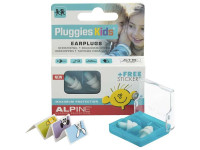 Alpine  PLUGGIESKIDS - Alpine Pluggies Kids Protección auditiva para niños, Protegen tanto el agua, los sonidos ambientales, la música, pero también las presiones que los niños puedan experimentar en el avión. Protección...