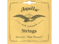 Aquila  Concerto Regular Nylgut WH  - Para afinación estándar con 4.ª cuerda aguda en GCEA, Material: intestino artificial (Nylgut), El color blanco, Hecho en Italia, 