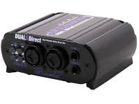 ART Dual X-Direct Dual Channel Active DI Box - doble canal, Convierte entradas de alta impedancia en salidas balanceadas de 600 ohmios, Electrónica de etapa de entrada activa, Voltaje fantasma o batería de 9V, Atenuación de entrada seleccionabl...
