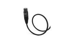 Audibax Pro Cabo XLR Macho–Fêmea 1,5 m Silver Black