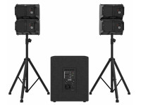 Audibax Pro Seattle 1000 Sistema PA Line Array Bluetooth + Suportes