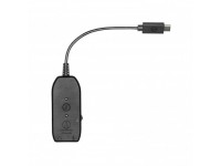 Audio Technica ATR2x-USB - Adaptador de audio digital de 3,5 mm a USB, Adaptador analógico-digital para micrófono y auriculares, Equipado con entradas de 3,5 mm y una salida USB-C, Botón de silencio y control de volumen; Ope...
