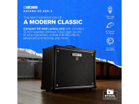 <b>Amplificador Combo BOSS KATANA 50 GEN 3 guitarra elétrica 50 Watts altifalante 12 multi-efeitos porta USB para editar sons em computador BEST-SELLER</b>