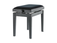 Banco de Piano Deluxe GEWA 130000 – Preto Mate