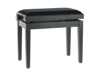 Banco de Piano Deluxe GEWA 130000 – Preto Mate
