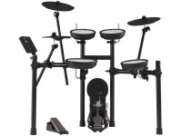 <b>Roland TD-07KV PRO GT</b> 143 Sons + 25 Kits + Bluetooth + <b>Bombo KD-10 + Cymbals CY-8</b> - Batería electrónica Roland TD-07KV de 5 piezas con parches de malla, 143 sonidos + 25 kits preestablecidos + 25 kits de usuario + Función COACH + Caja PDX-8, Platillo Hi-Hat CY-5 + Bo...