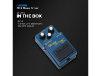 <b>BOSS BD-2W Blues Driver Pedal Distorção Guitarra elétrica Edição WAZA CRAFT fabricado no Japão</b>