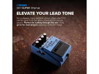 <b>BOSS CH-1 SUPER CHORUS pedal compacto efeitos guitarra elétrica</b>