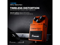 <b>BOSS DS-1W Pedal Distorção Edição Especial WAZA CRAFT fabricado no Japão</b>