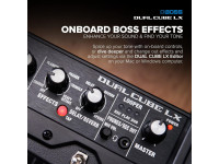 <b>BOSS DUAL CUBE LX Combo Guitarra Elétrica STEREO Ultra-Portátil</b>