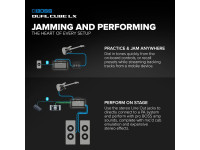 <b>BOSS DUAL CUBE LX Combo Guitarra Elétrica STEREO Ultra-Portátil</b>
