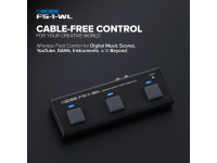 <b>BOSS FS-1-WL Pedaleira Controlo Wireless Bluetooth MIDI para BOSS KATANA Gen 3, WAZA AIR, KATANA AIR EX</b>