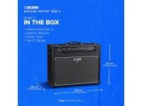 <b>BOSS KATANA ARTIST GEN 3 Combo de Modulação Profissional 100 Watts topo de gama</b>