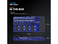 <b>BOSS ME-90B Pedaleira Multi-Efeitos para Baixo Tecnologia AIRD BEST-SELLER</b>