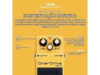<b>BOSS OD-3 TURBO OverDrive Pedal Compacto de Distorção para Guitarra Eléctrica</b>