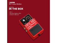 <b>BOSS RC-1 LOOP STATION pedal compacto looper guitarra baixo vocalista beatbox gravador audio wave BEST-SELLER</b>