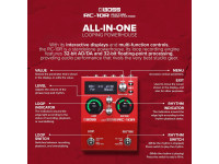 <b>BOSS RC-10R LOOP STATION caixa de ritmos loop guitarra eletrica voz vocalista beatbox computador gravador audio</b>