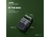 <b>BOSS RE-2 SPACE ECHO Pedal Compacto Digital Vintage Reverb</b>
