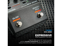 <b>BOSS RV-200 Pedal REVERB Digital Nível Profissional 32-bits 96kHz</b>