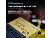 <b>BOSS SD-1 SUPER OVERDRIVE Pedal Distorção para Guitarra Eléctrica BEST-SELLER</b>