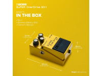 <b>BOSS SD-1 SUPER OVERDRIVE Pedal Distorção para Guitarra Eléctrica BEST-SELLER</b>