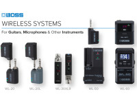 <b>BOSS WL-20 sistema sem fios wireless para guitarra baixo emissor receptor BEST-SELLER</b>