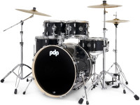 <b>DW PDP MAINSTAGE Black Sparkle KIT BATERIA ACÚSTICA COMPLETA 5-PEÇAS PDMA2215KTBS</b>