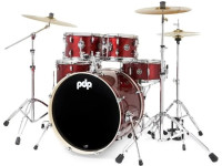 <b>DW PDP MAINSTAGE Red Cherry KIT BATERIA ACÚSTICA COMPLETA 5-PEÇAS PDMA2215KTTC</b>