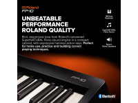 <b>Piano Roland FP-10-BK com Suporte Roland KSCFP10-BK incluido BEST-SELLER</b>