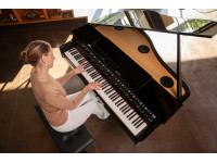 <b>Piano cauda digital eletrónico Roland GP-6 PE Preto Polido design acabamentos luxuosos BEST-SELLER</b>