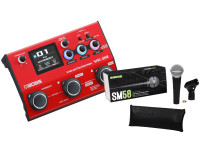 Processadores para vocalistas <b>BOSS VE-22 + SHURE SM-58 LC + Cabo Microfone 3 metros</b>