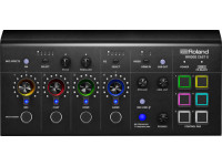 <b>Roland BRIDGE CAST X Misturador de Jogos Duplo Barramento e Captura de Vídeo Interface de transmissão de áudio profissional para jogadores online Hardware DSP 32 bits Conectividade USB-C</b>