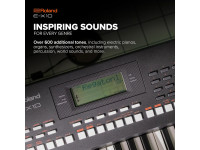 <b>Roland E-X10 Teclado Piano Portátil 600 Sons 200 Ritmos porta USB entrada Microfone pilhas colunas 61-teclas entrada microfone BEST-SELLER</b>