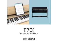 <b>Roland F701-WH Piano Eletrónico branco USB Bluetooth 88 teclas app Roland Piano</b>