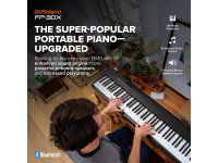 <b>Roland FP-30X-BK piano preto com MÓVEL Roland KSC-70-BK e BARRA 3 PEDAIS ROLAND KPD-70-BK</b>