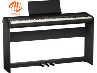 Roland FP-40 Black Stand Bundle - Piano digital Roland FP-40-BK negro con PIANO SPHERE ¡NUEVO!, Teclado de 88 teclas con acción de martillo + 256 voces + 305 sonidos de polifonía, Wi-Fi integrado + Bluetooth 5.4 + Botón dedicado pa...