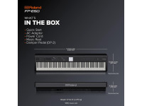 <b>Roland FP-E50 Piano Profissional com Caixa Ritmos Arranger 88 Teclas pesadas USB Bluetooth ZEN-Core BEST-SELLER</b>