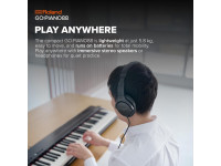 <b>Roland GO PIANO 88 PX PORTABLE GO-88PX Piano Iniciação Musical 88 Teclas</b>