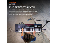 <b>Roland JUNO-D6 Sintetizador 3800 Sons 95 kits Bateria Zen-Core 61-teclas visor a cores</b>
