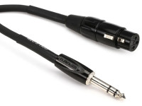 <b>Roland RCC-3-TRXF Cabo Microfone XLR fêmea Jack stereo balanceado 1 metro comprimento Garantia Vitalícia</b>