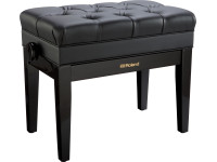 <b>Roland RPB-500PE LUXURY Banco Piano Preto Polido compartimento acessórios BEST-SELLER</b>