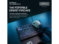 <b>Roland SH-4D Sintetizador Desktop Sequenciador Patterns Ritmo inspirado no JUNO-106 e SH-101</b>