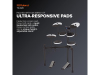 <b>Roland TD-02K E-Drum Set Conjunto Bateria Eletrónica para iniciação BEST-SELLER</b>